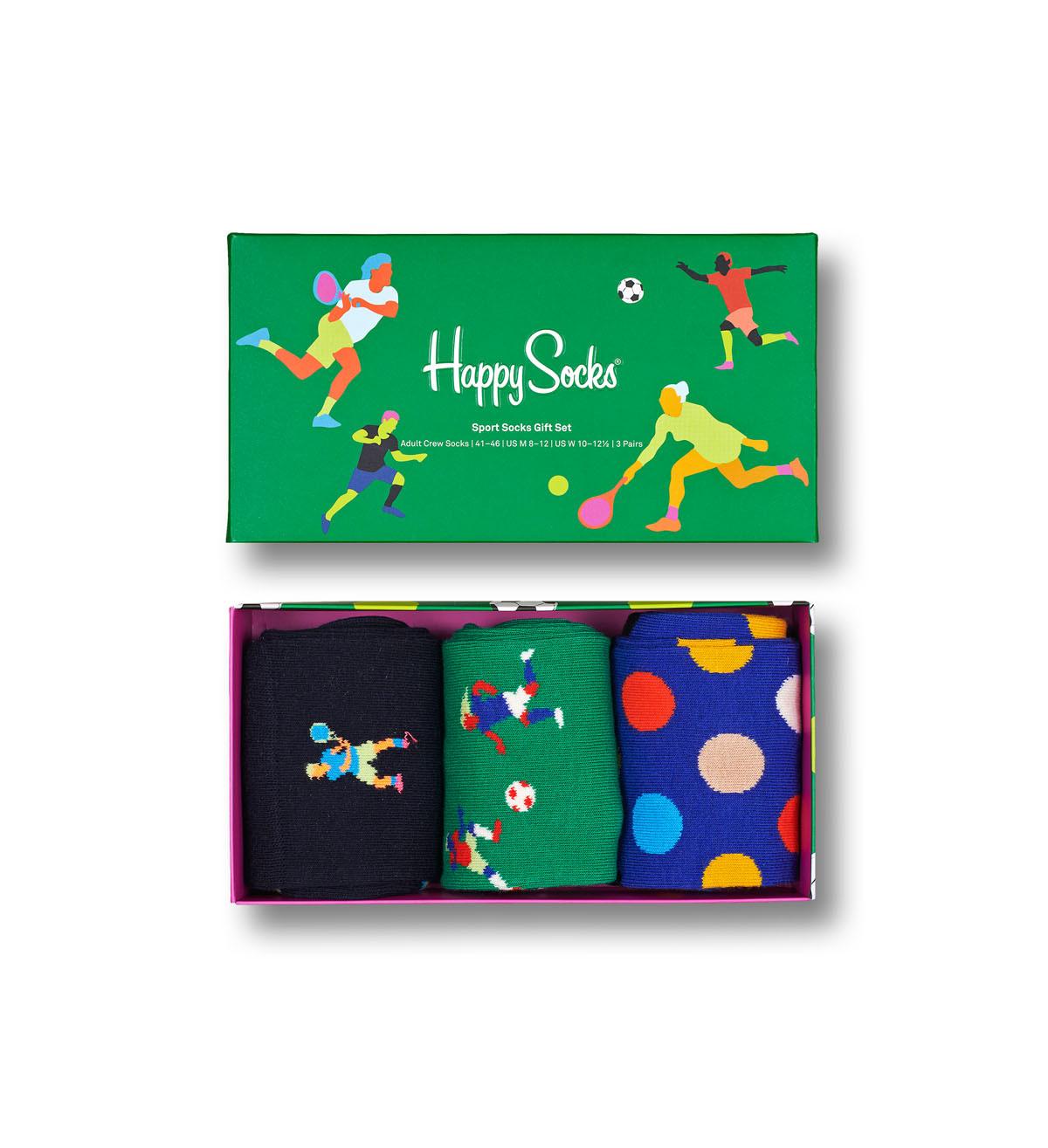 Happy Socks 3-Pack Foodie Socks Gift Set Calzini Unisex Confezione da 3 Vestibilità confortevole 