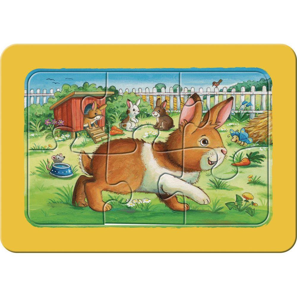 Ravensburger  Puzzle Ravensburger Meine Tierfreunde 3 X 6 Teile 