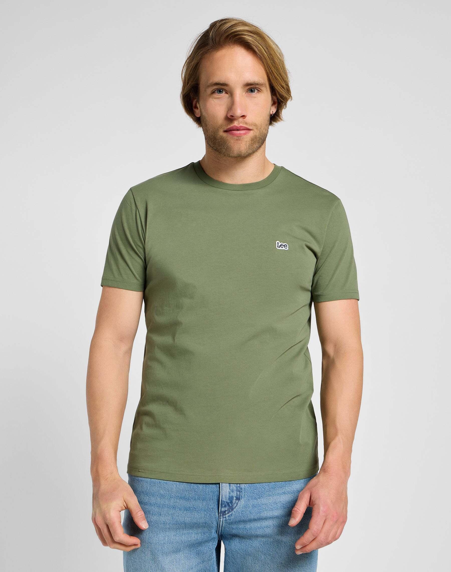 Lee  t-shirt ee patch ogo 