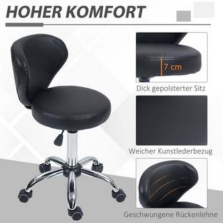 HOMCOM Tabouret de salon  