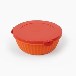 Yumbox Yumbox Poke Bowl Schüssel Schale mit 3-teiligem Teiler, Tangerine Orange  