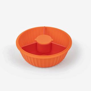 Yumbox Yumbox Poke Bowl Schüssel Schale mit 3-teiligem Teiler, Tangerine Orange  