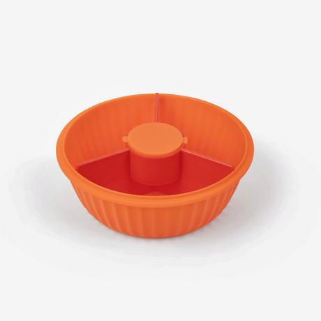 Yumbox Yumbox Poke Bowl Schüssel Schale mit 3-teiligem Teiler, Tangerine Orange  