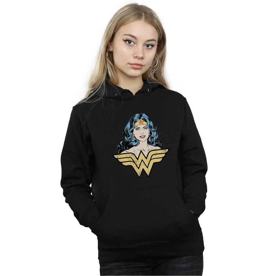 DC COMICS Wonder Woman Logo Felpa con cappuccio  