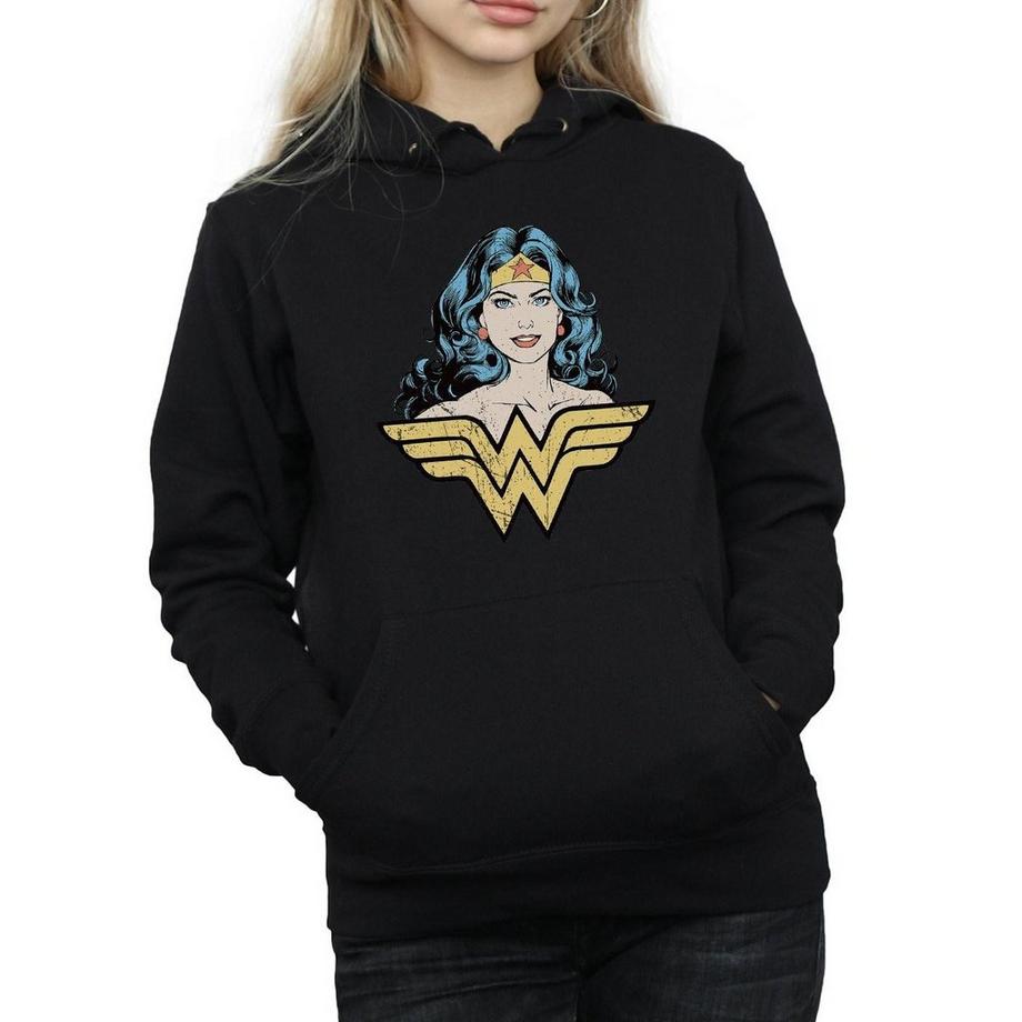 DC COMICS Wonder Woman Logo Felpa con cappuccio  