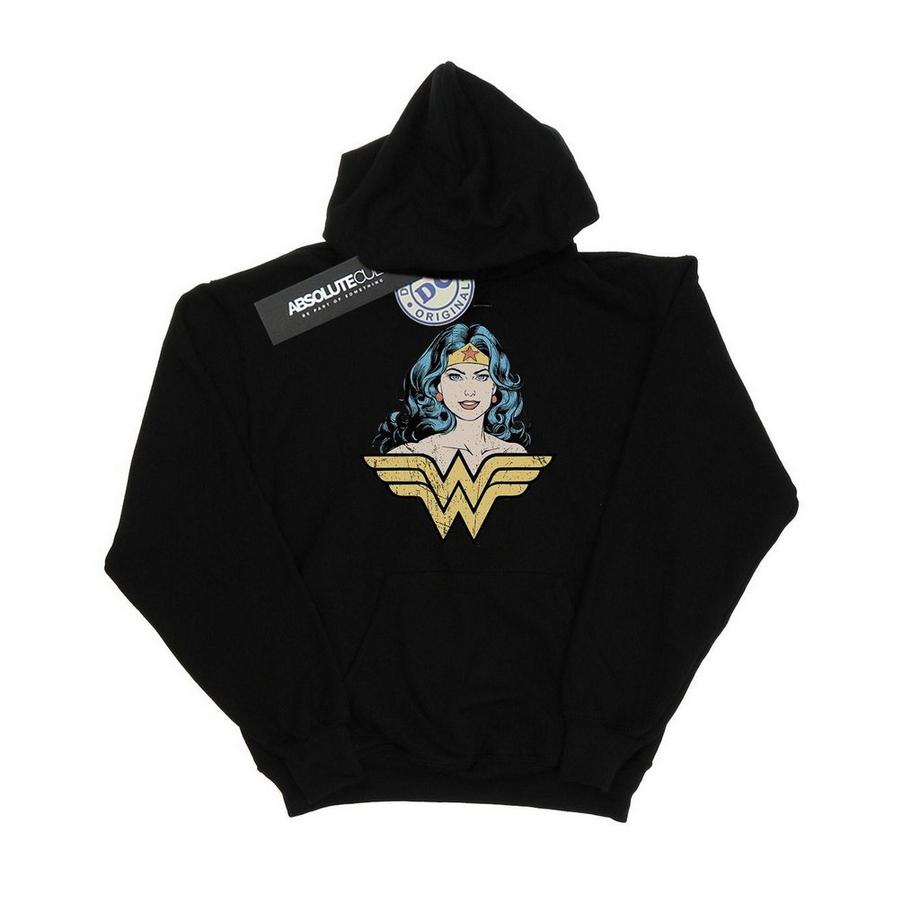 DC COMICS Wonder Woman Logo Felpa con cappuccio  