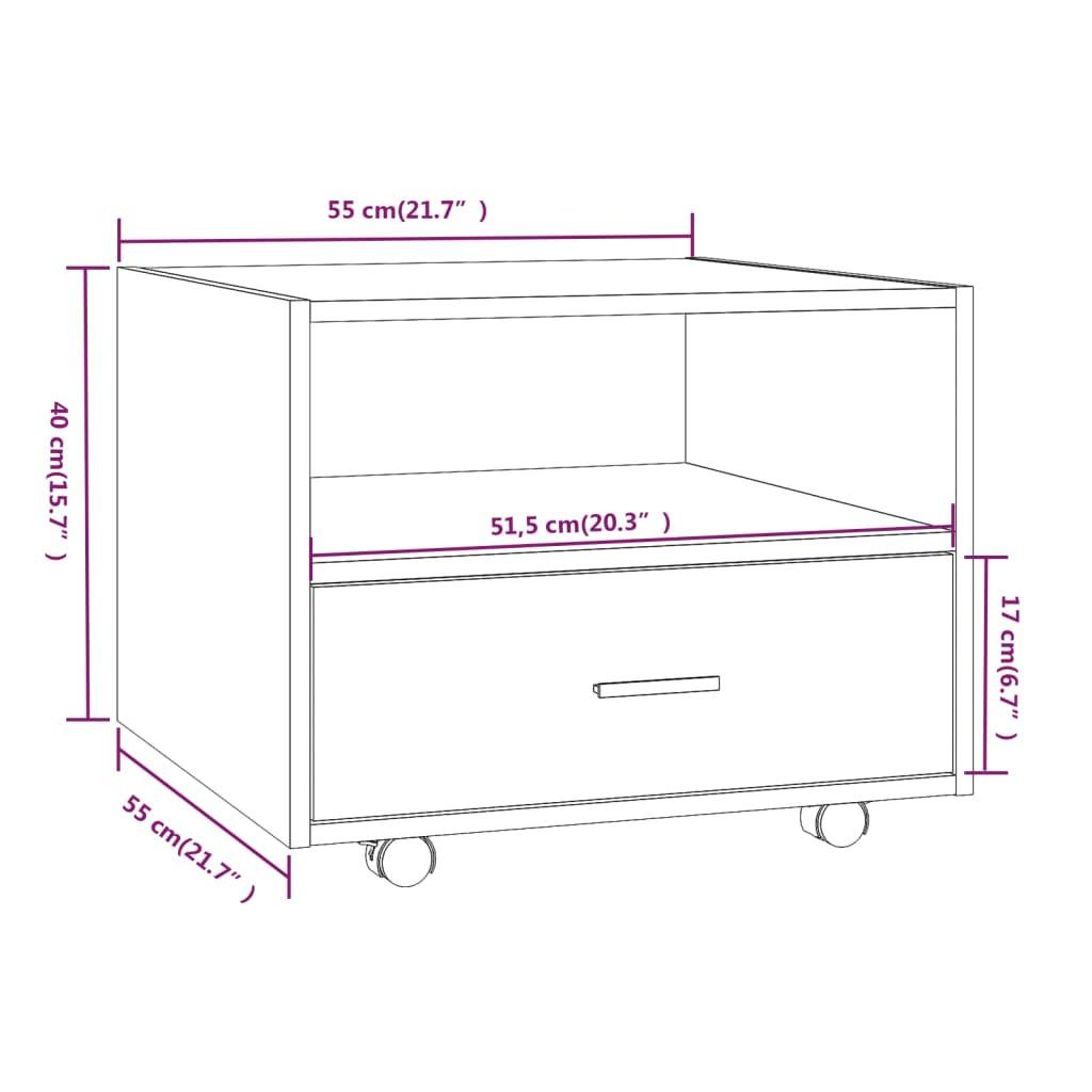 VidaXL Couchtisch holzwerkstoff  