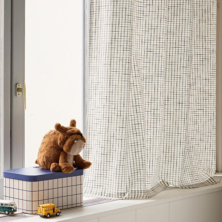 La Redoute Intérieurs  Vorhang aus Baumwolle mit Ösen und Karomuster 