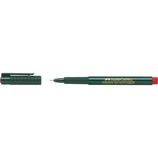 Faber-Castell FABER-CASTELL Faserschr. FINEPEN 1511 0.4mm 151121 rot  