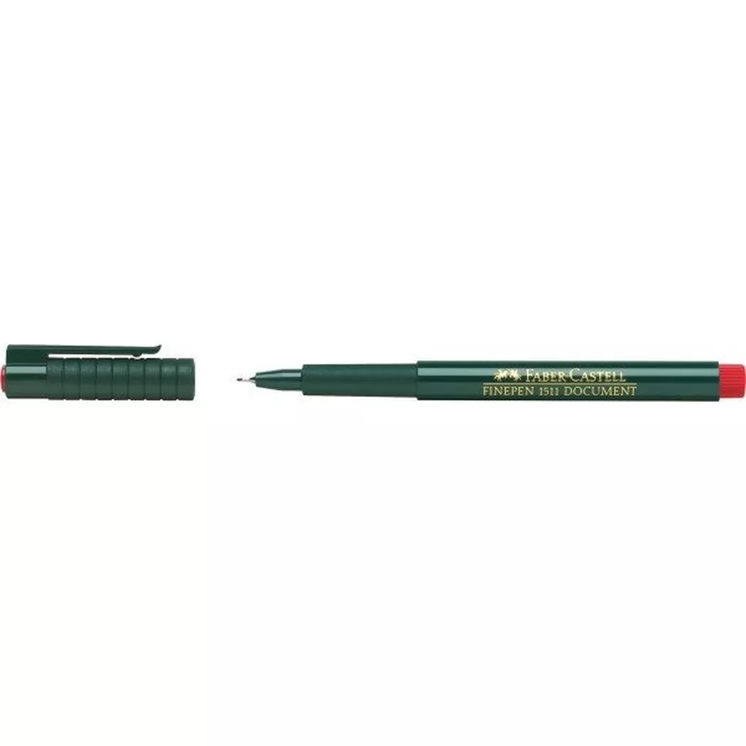 FABER-CASTELL Feutre FINEPEN 1511 0.4mm 151121 rouge