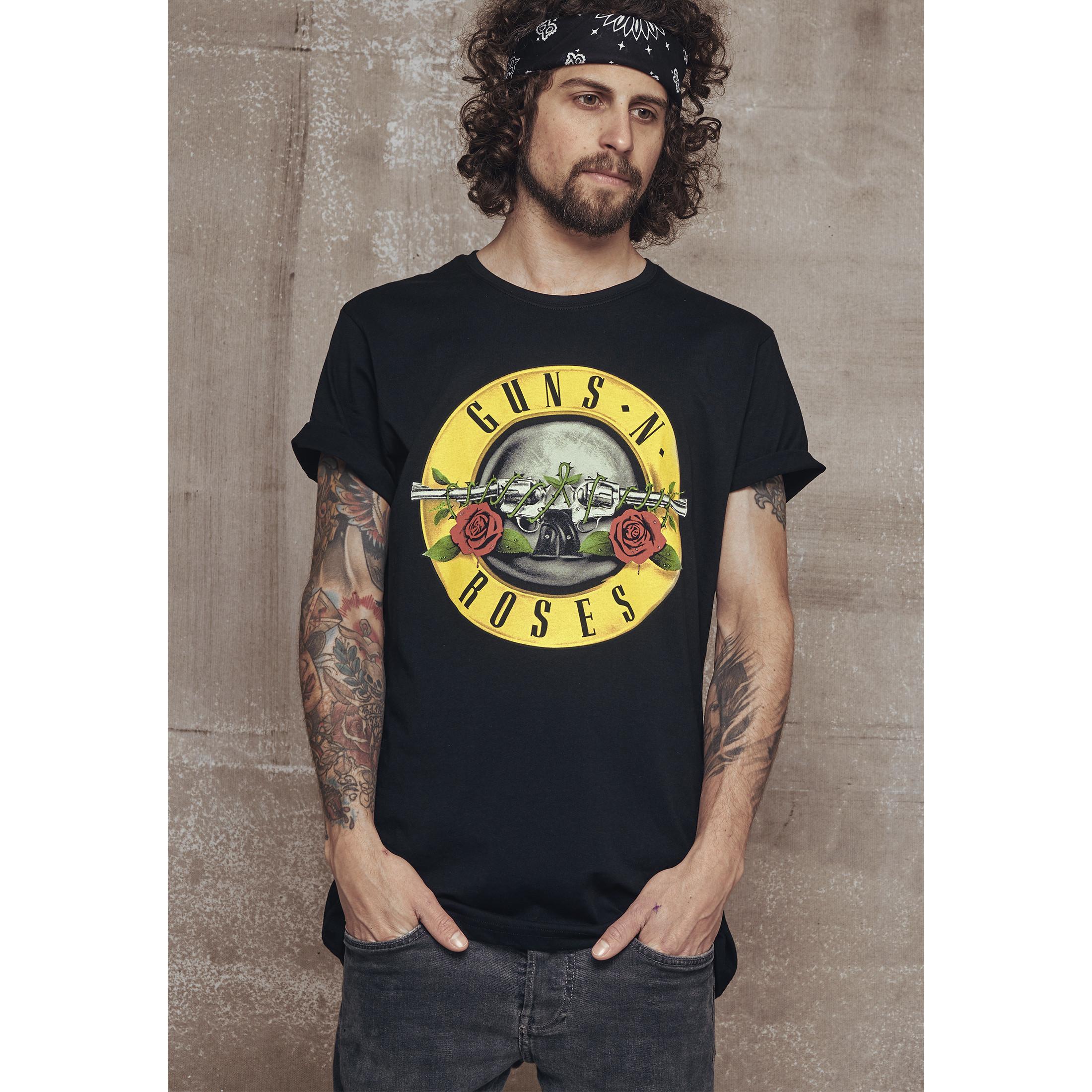 URBAN CLASSICS Guns N' Roses Logo T-Shirt  