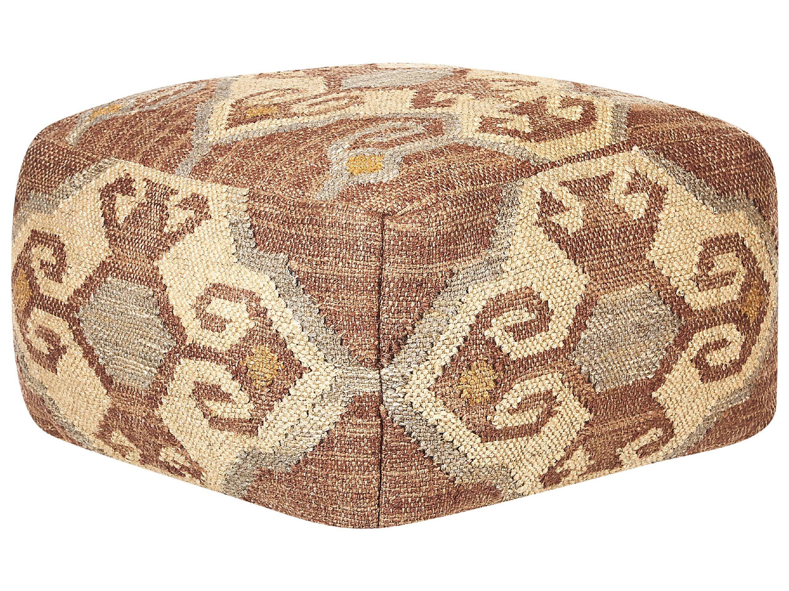 Beliani Pouf en Jute Rétro URPAD  