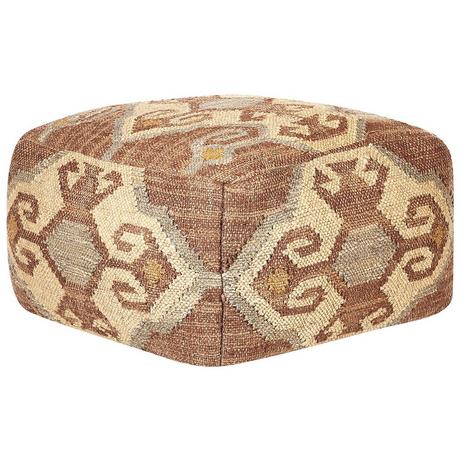 Beliani Pouf en Jute Rétro URPAD  