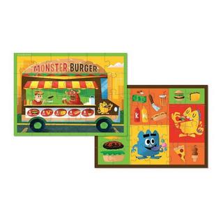 Crocodile Creek  2-seitiges Puzzle 24 Teile, Food Truck, Crocodile Creek 