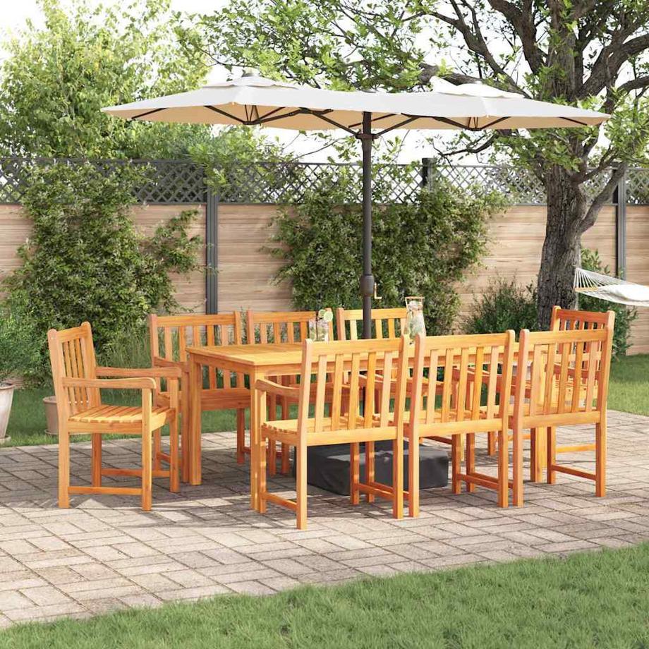 VidaXL Esszimmer set massivholz akazie  