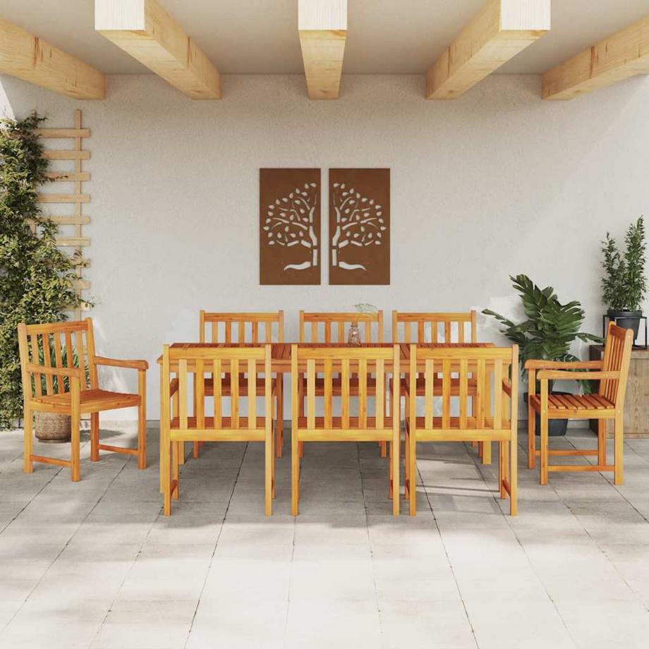 VidaXL Esszimmer set massivholz akazie  