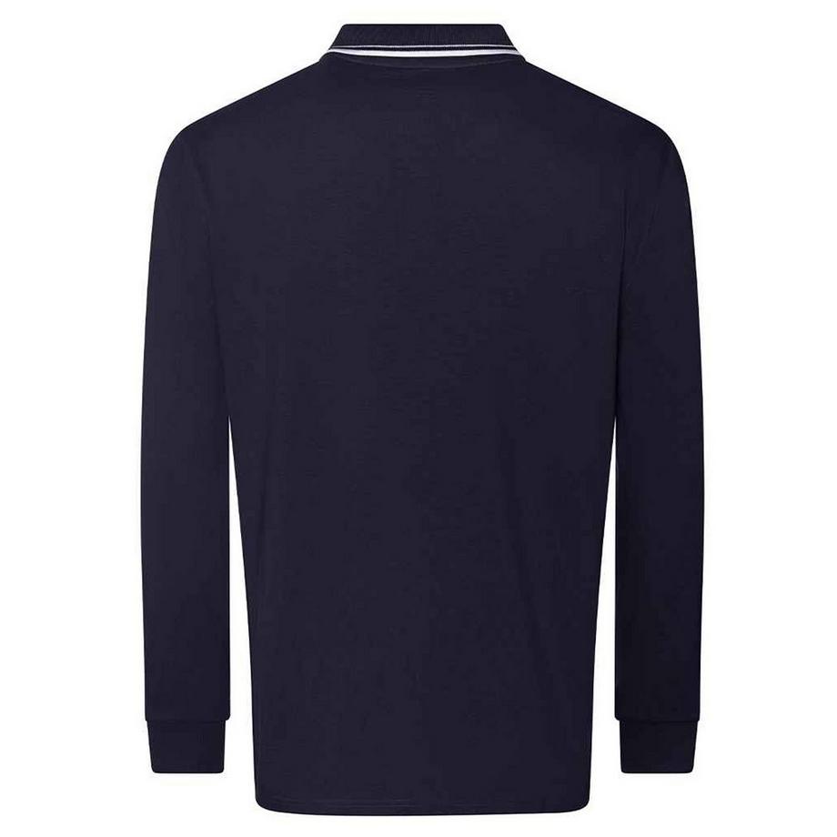 AWDis Polo a maniche lunghe con strisce a contrasto  