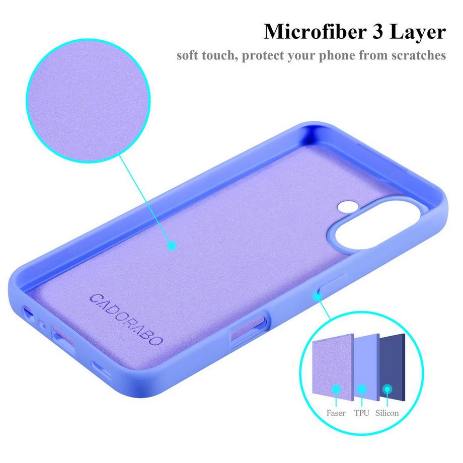 Cadorabo  iPhone 16 PLUS Hülle im Liquid Case Design 