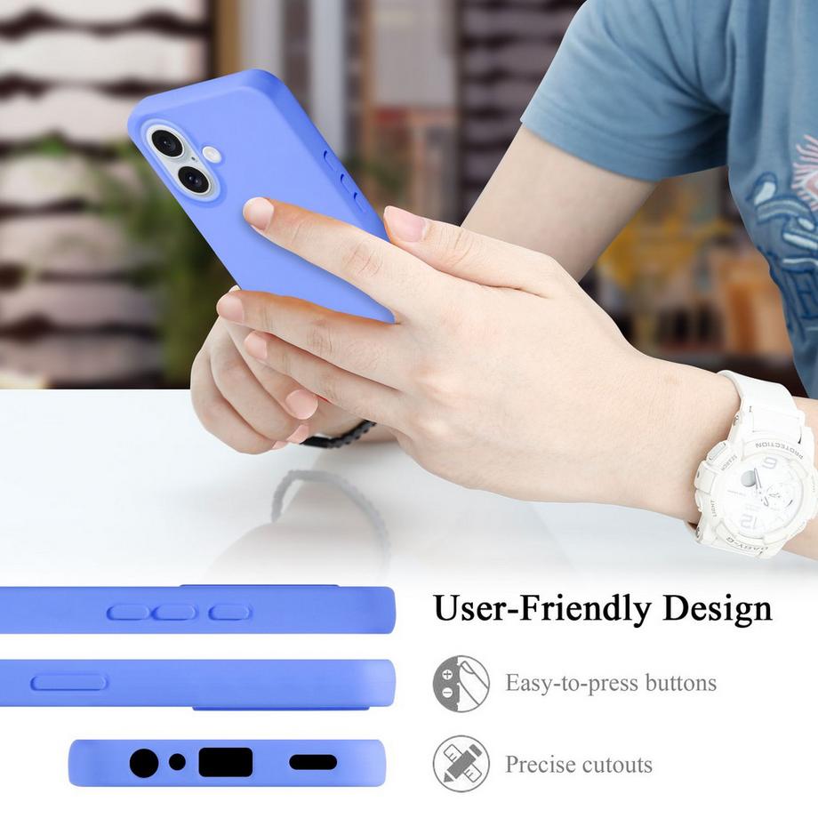 Cadorabo  iPhone 16 PLUS Hülle im Liquid Case Design 