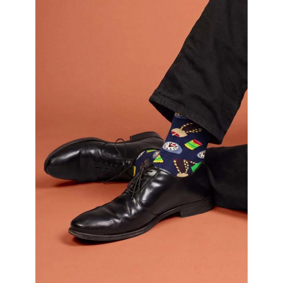 DillySocks Chaussettes Motif Épices et Horloge  