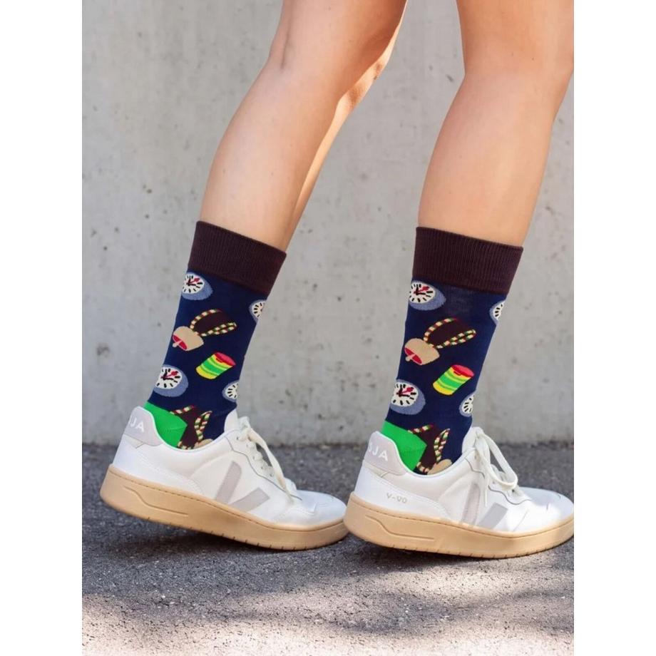 DillySocks Chaussettes Motif Épices et Horloge  