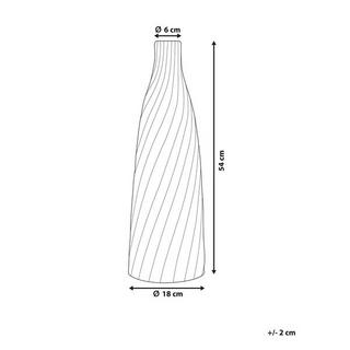 Beliani Dekovase aus Terrakotta Modern FLORENTIA  