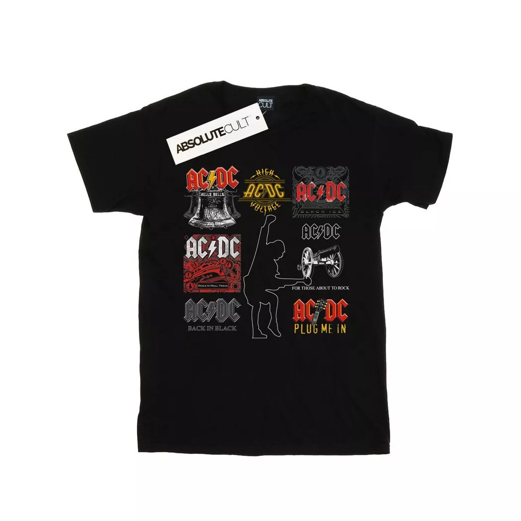 AC/DC - ACDC TShirt, für Damen, Schwarz, Größe XL