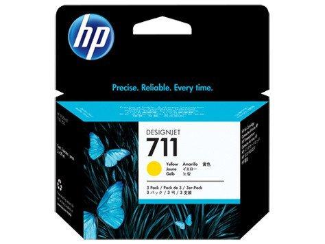 Hewlett-Packard  Nr. 711 Cartuccia d'inchiostro (3x29ml) - giallo 