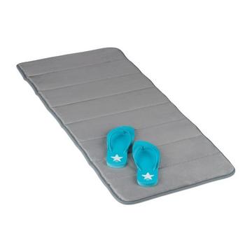 Tapis de bain en mousse à mémoire de forme gris