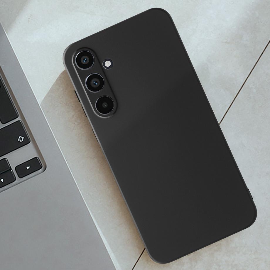 Akashi  Cover Galaxy A55 5G morbida nera Akashi 