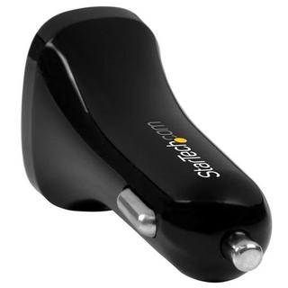 STARTECH.COM  Chargeur de voiture USB à 2 ports - Haute puissance (24 W/4,8 A) - Noir 