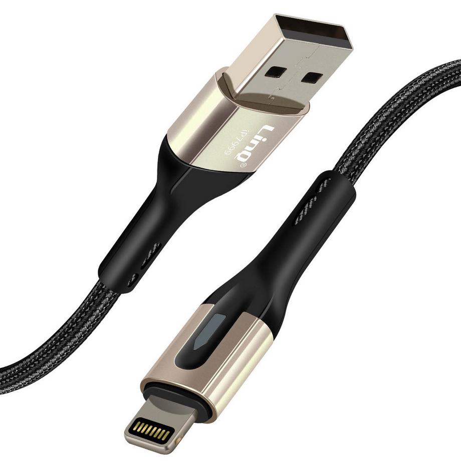 Avizar  Lightning Kabel 3A Geflochten 1.2m LinQ 