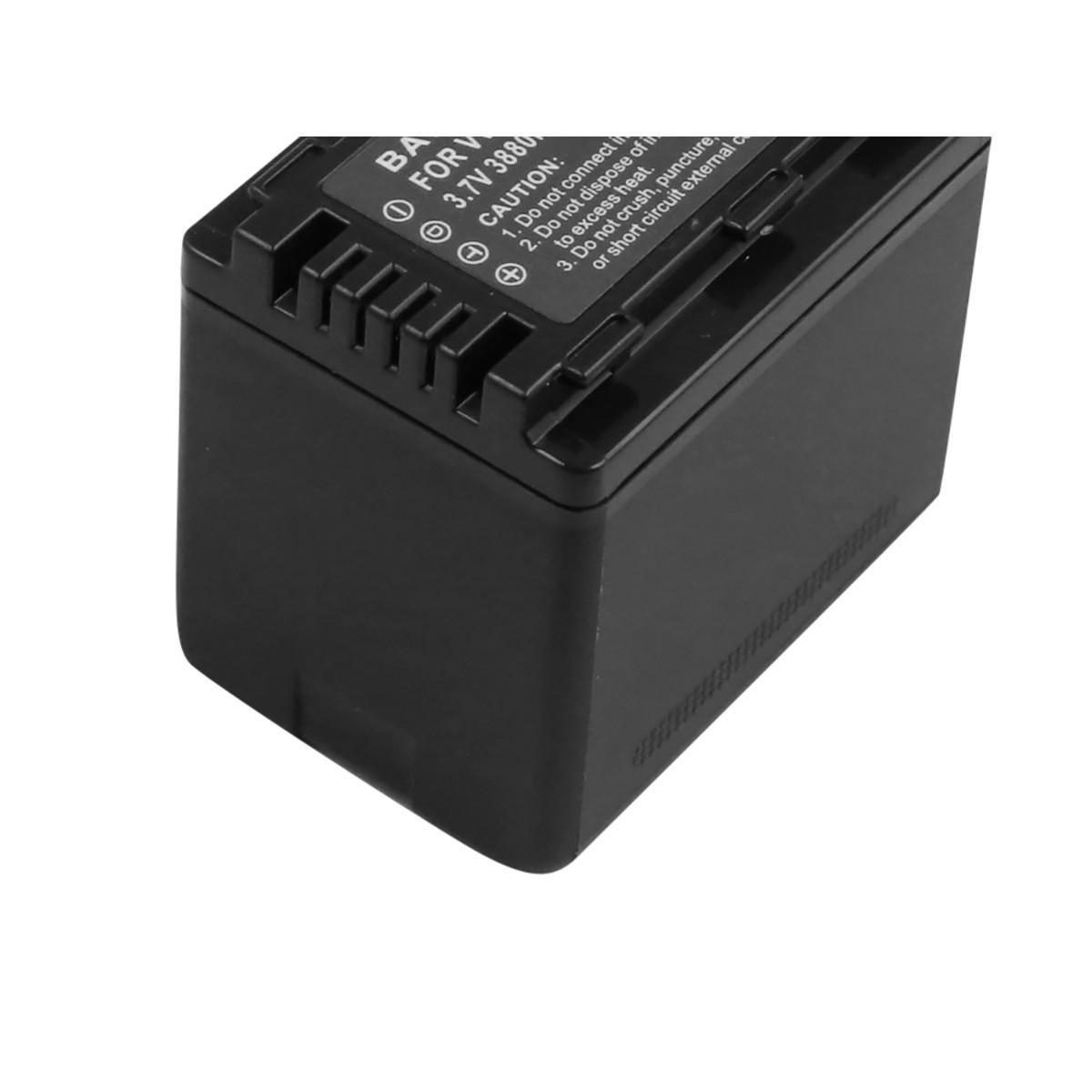Avizar  Panasonic VW-VBT380 Camera Battery Li-ion 3.7V 3880mAh 14.4Wh 