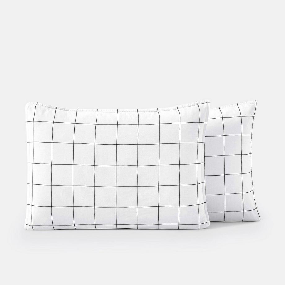 La Redoute Intérieurs Monille Taie d'oreiller coton lavé  