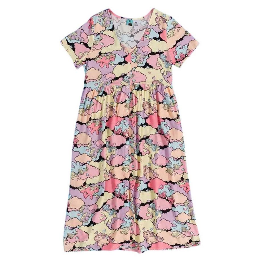 Midikleid  , VAusschnitt