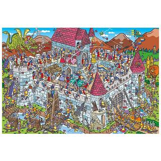 Schmidt  Puzzle Blick in die Ritterburg (200Teile) 