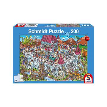 Puzzle Blick in die Ritterburg (200Teile)