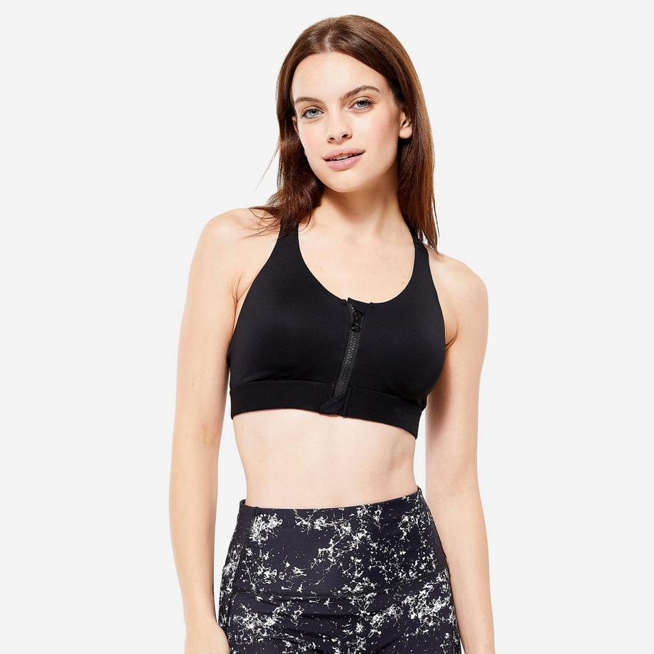Reggiseno sportivo donna sostegno forte con coppe