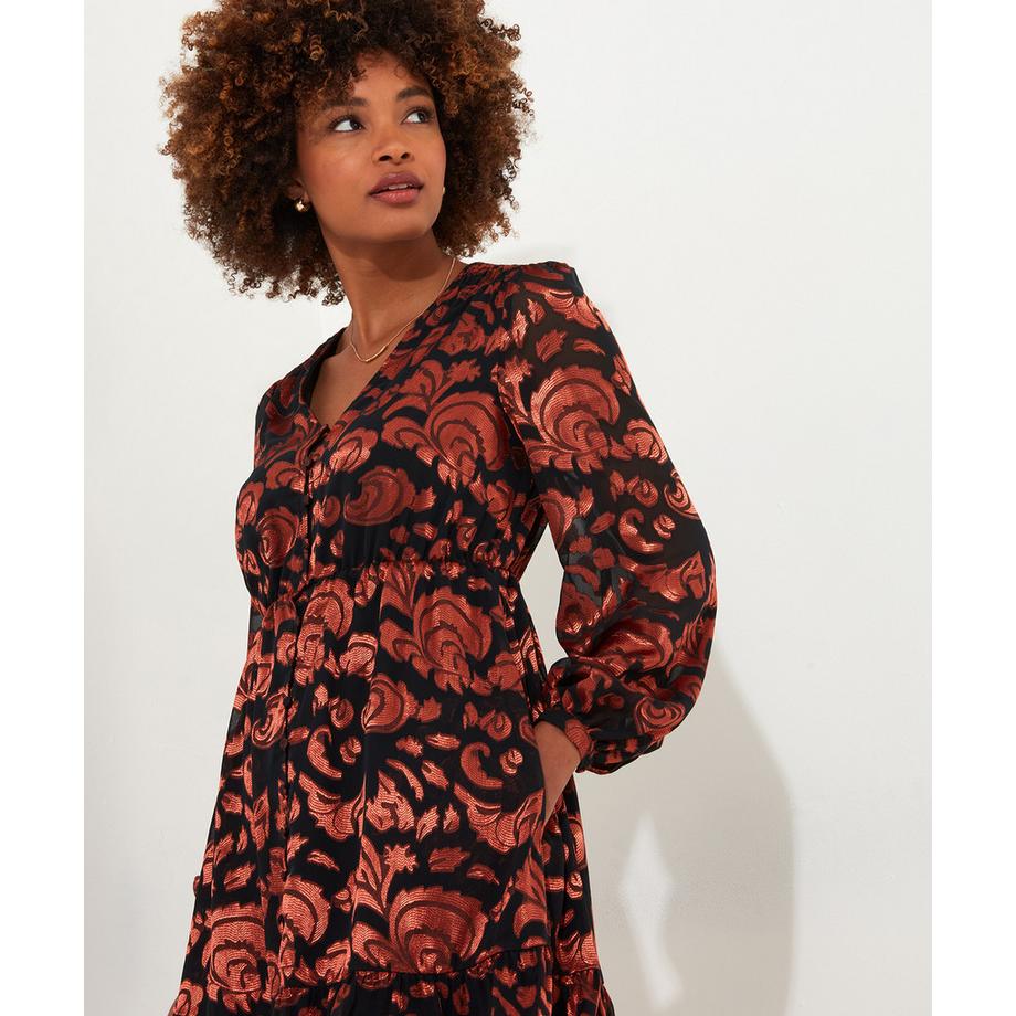 Joe Browns Abito Tunica Floreale Scollo a V  