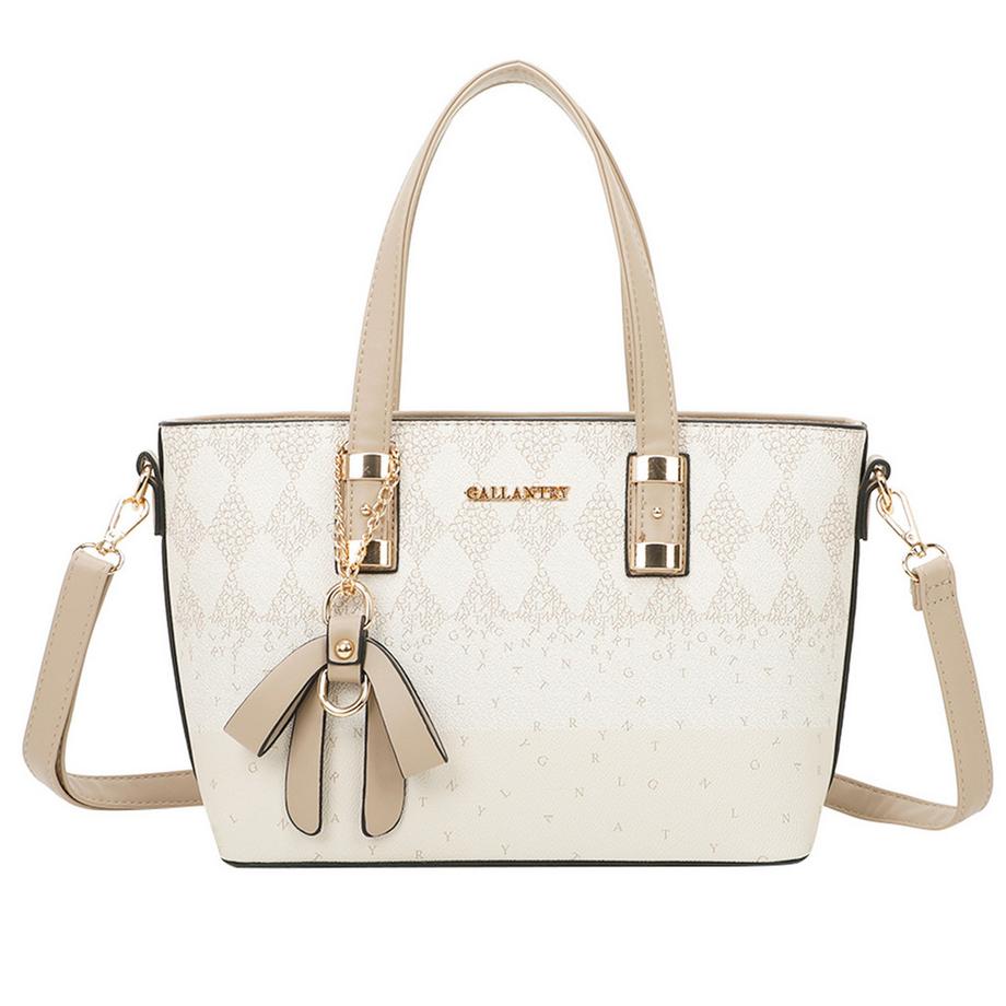 Sac Cabas Femme Motif Losange Texturé