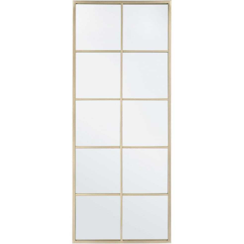 mutoni Spiegel Window Nucleos gold 125x50  