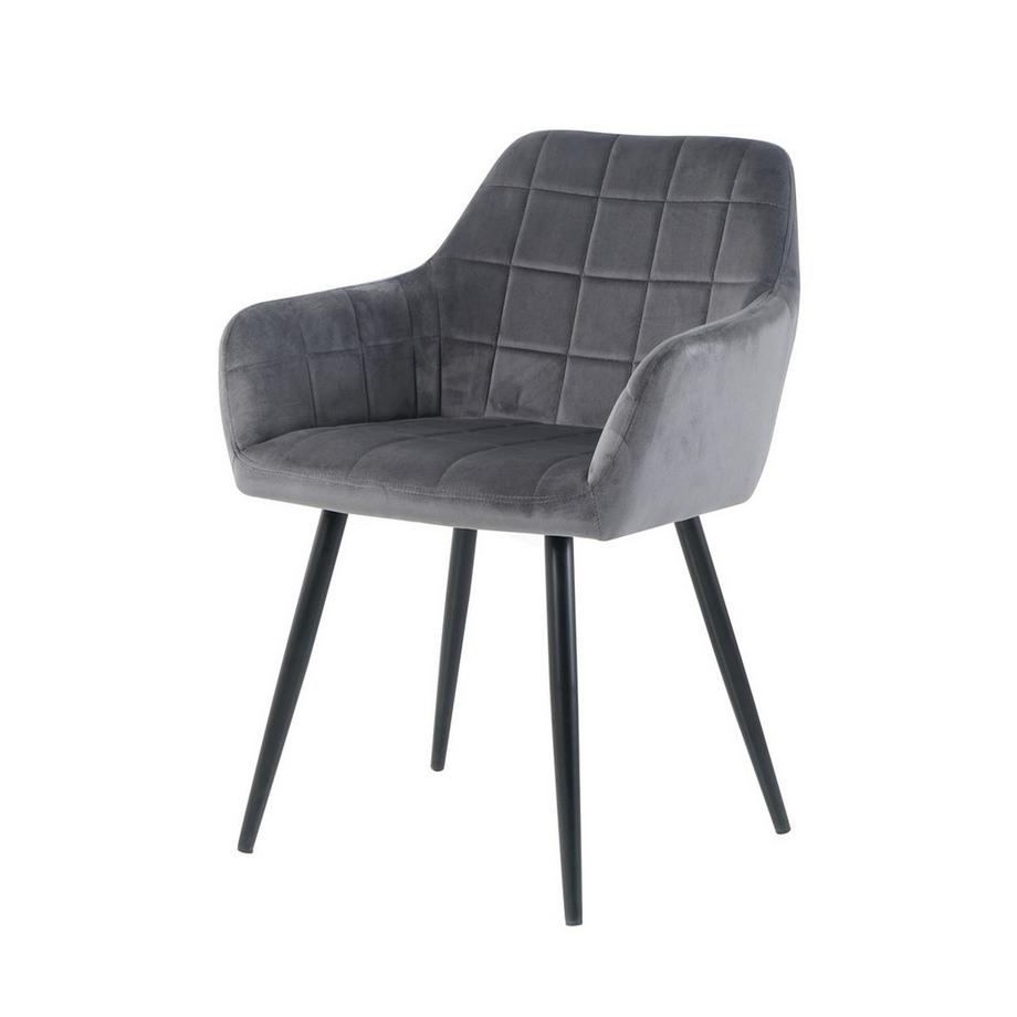 mutoni Sedia Sonar antracite (set di 2)  