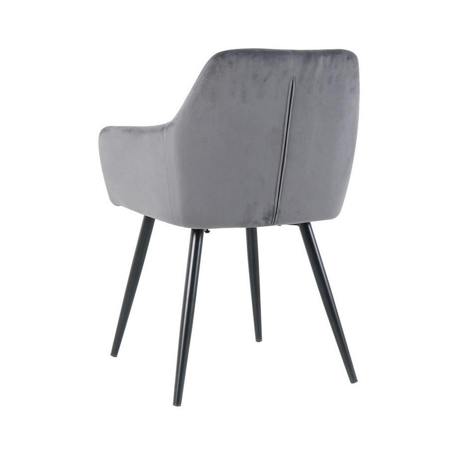 mutoni Sedia Sonar antracite (set di 2)  