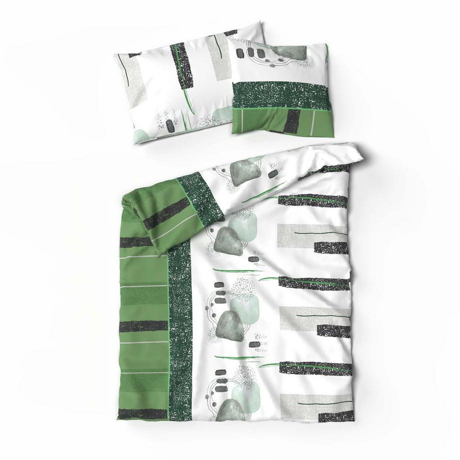 Lotus Bettwaren Mariele Bambou Doubleface Housse de Coussin  