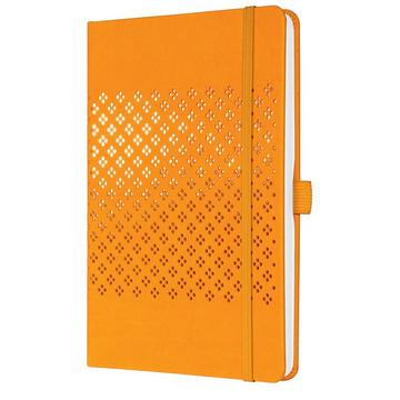 Notizbuch Jolie - liniert - ca. A5 - orange - Hardcover - FSC-zertifiziert