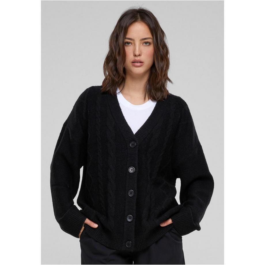 URBAN CLASSICS Cardigan in maglia a trecce  