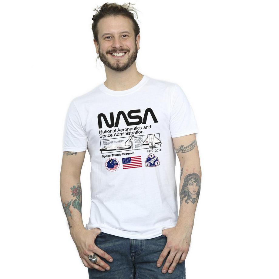 Nasa Space Admin T-Shirt Stampata  