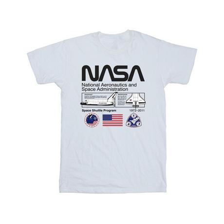 Nasa Space Admin Bedrucktes T-Shirt  