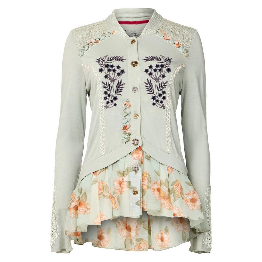 Joe Browns Floral besticktes Jersey Top  