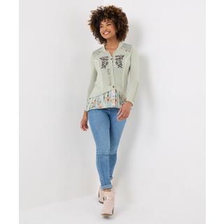 Joe Browns Top Jersey Ricamato Floreale  